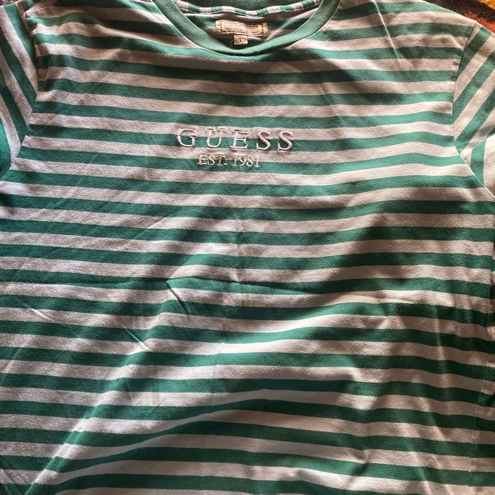 Guess orginals striped tee size m